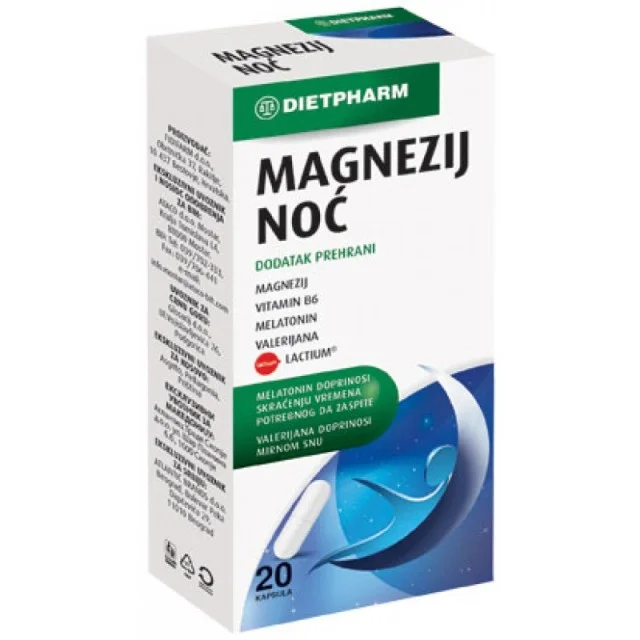 MAGNEZIJUM NOĆNE KAPSULE - Online Apoteka MAGNEZIJUM NOĆNE KAPSULE