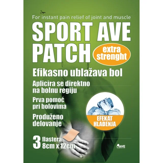SPORT AVE PATCH - Online Apoteka SPORT AVE PATCH