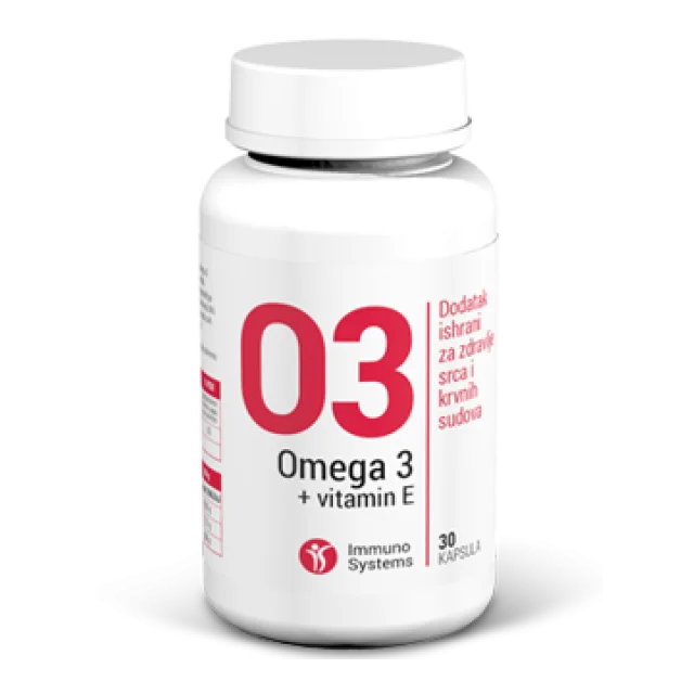 IMMUNO SYSTEMS OMEGA 3 + VITAMIN E KAPSULE - Online Apoteka IMMUNO SYSTEMS OMEGA 3 + VITAMIN E KAPSULE