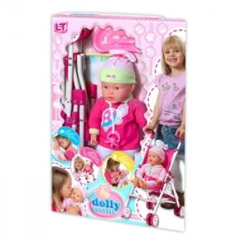 LOKO TOYS LUTKA SA KOLICIMA 37cm LOKO TOYS LUTKA SA KOLICIMA 37cm