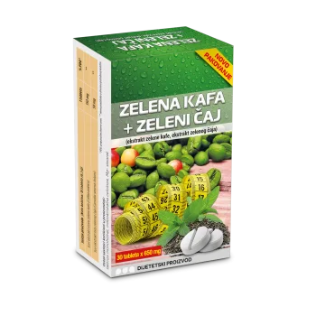 ZELENA KAFA + ZELENI ČAJ TABLETE
