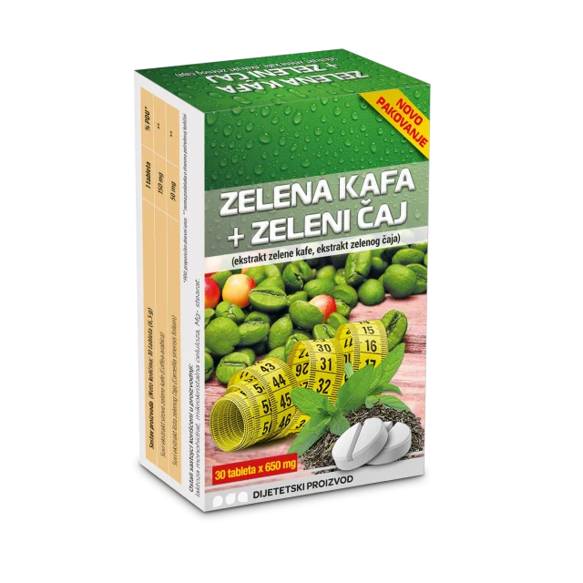 ZELENA KAFA + ZELENI ČAJ TABLETE