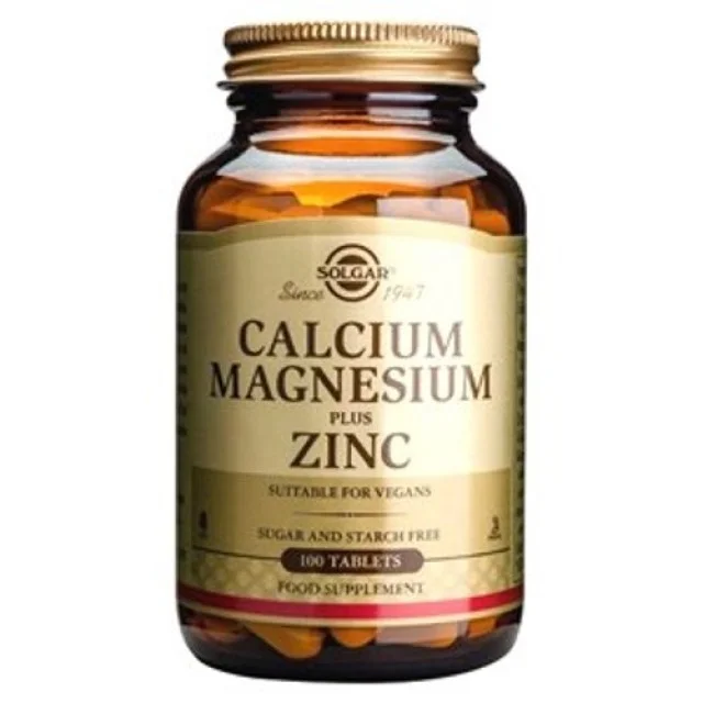 SOLGAR CALCIUM MAGNESIUM PLUS ZINC - Online Apoteka SOLGAR CALCIUM MAGNESIUM PLUS ZINC