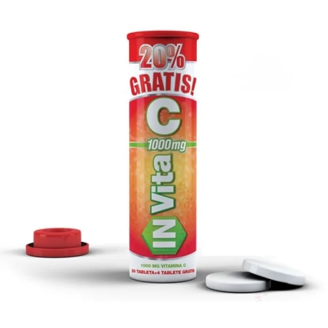 IN VITA VITAMIN C 1000MG - Online Apoteka IN VITA VITAMIN C 1000MG