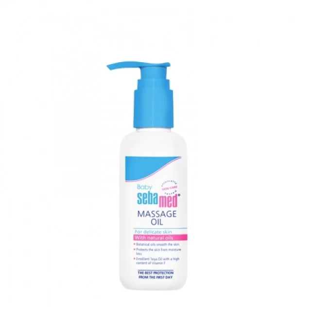 SEBAMED BABY UMIRUJUĆE ULJE ZA MASAŽU 150ml - Online Apoteka SEBAMED BABY UMIRUJUĆE ULJE ZA MASAŽU 150ml
