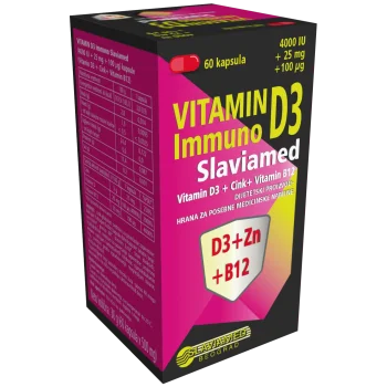 VITAMIN D3 IMMUNO SLAVIAMED 60 KAPSULA