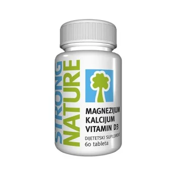 STRONG NATURE MAGNEZIJUM, KALCIJUM, VITAMIN D3