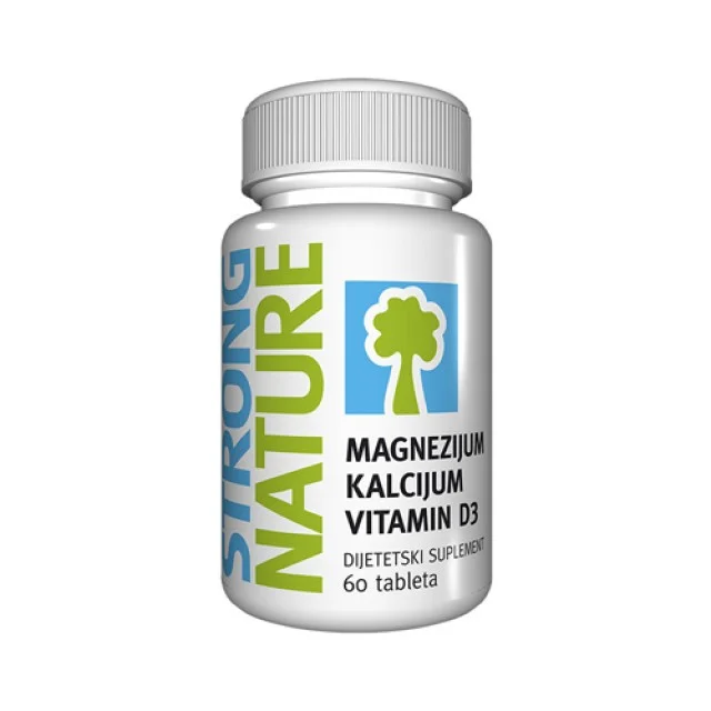 STRONG NATURE MAGNEZIJUM, KALCIJUM, VITAMIN D3 - Online Apoteka STRONG NATURE MAGNEZIJUM, KALCIJUM, VITAMIN D3
