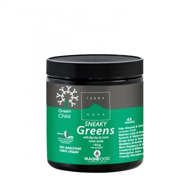TERRANOVA SNEAKY GREENS 180g - Online Apoteka TERRANOVA SNEAKY GREENS 180g