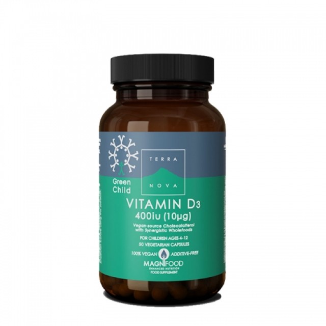 TERRANOVA VITAMIN D3 400IU ZA DECU 50 KAPSULA