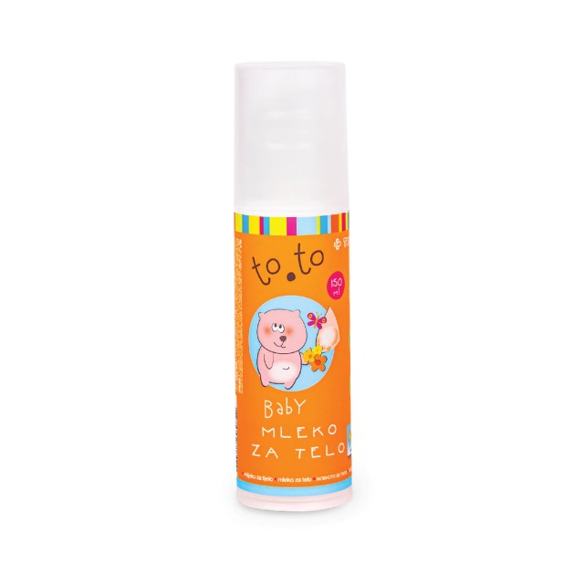 TOSAMA TO.TO BABY MLEKO ZA TELO 150ml - Online Apoteka TOSAMA TO.TO BABY MLEKO ZA TELO 150ml