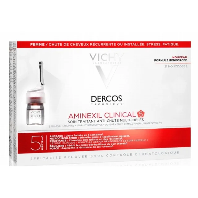 VICHY DERCOS AMINEXIL CLINICAL 5 ZA ŽENE - Online Apoteka VICHY DERCOS AMINEXIL CLINICAL 5 ZA ŽENE