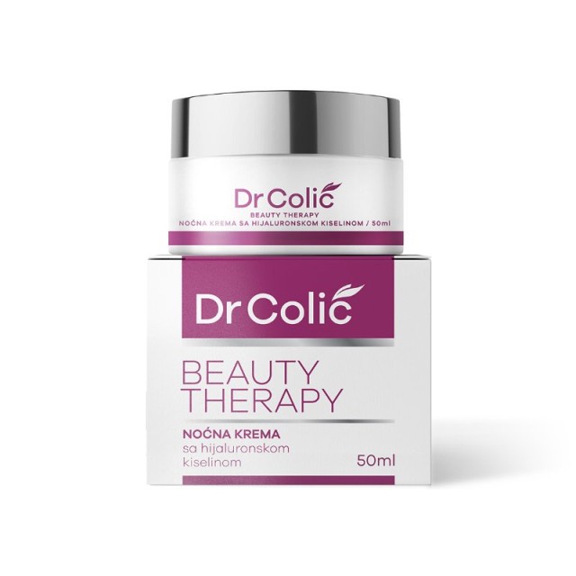 DR COLIĆ NOĆNA KREMA SA HIJALURONSKOM KISELINOM BEAUTY THERAPY - Online Apoteka DR COLIĆ NOĆNA KREMA SA HIJALURONSKOM KISELINOM BEAUTY THERAPY