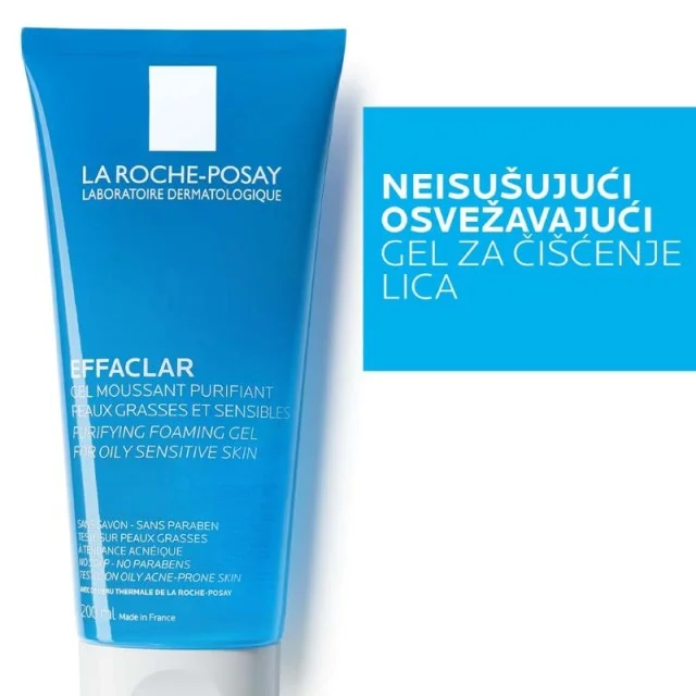 LA ROCHE POSAY EFFACLAR GEL 200ml - Online Apoteka LA ROCHE POSAY EFFACLAR GEL 200ml