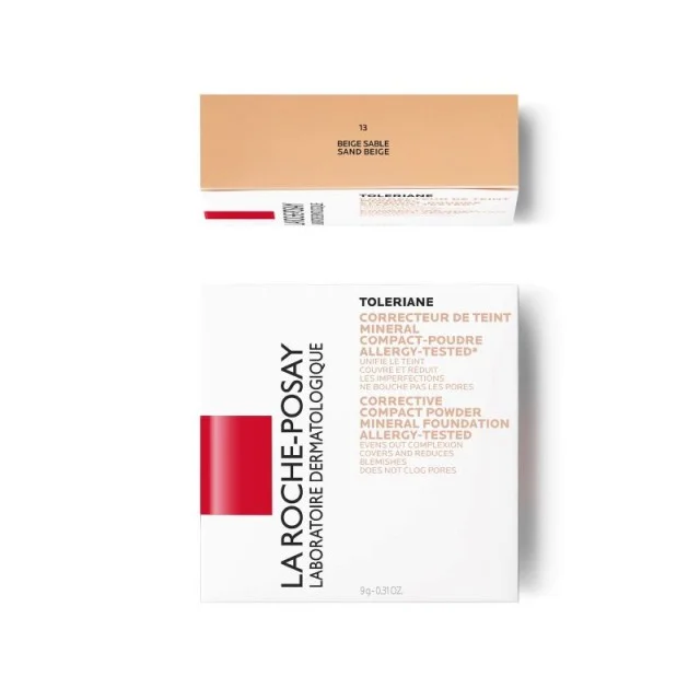 LA ROCHE POSAY TOLERIANE TEINT MINERAL KOMPAKTNI PUDER BROJ 13- 9,5g - Online Apoteka LA ROCHE POSAY TOLERIANE TEINT MINERAL KOMPAKTNI PUDER BROJ 13- 9,5g