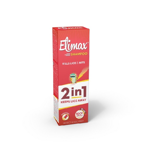 ELIMAX ŠAMPON PROTIV VAŠKI 2U1 100 ML - Online Apoteka ELIMAX ŠAMPON PROTIV VAŠKI 2U1 100 ML
