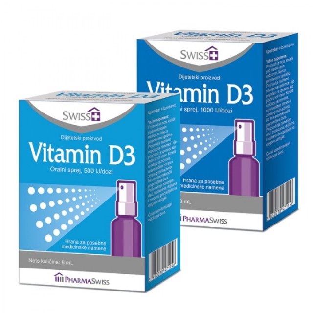 SWISS PLUS VITAMIN D3 SPREJ 1000 IJ - Online Apoteka SWISS PLUS VITAMIN D3 SPREJ 1000 IJ