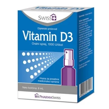 SWISS PLUS VITAMIN D3 SPREJ 1000 IJ