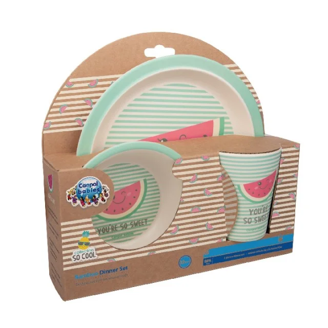 CANPOL BABIES BAMBOO SET ZA HRANJENJE (3 DELA) - SO COLL - Online Apoteka CANPOL BABIES BAMBOO SET ZA HRANJENJE (3 DELA) - SO COLL