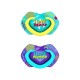 CANPOL BABIES SILIKONSKA VARALICA NEON LOVE (2 KOM) 18M+ - BLUE - Online Apoteka CANPOL BABIES SILIKONSKA VARALICA NEON LOVE (2 KOM) 18M+ - BLUE