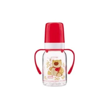 CANPOL BABY FLAŠICA ANIMALS SA DRŠKOM - CRVENA 120ML CANPOL BABY FLAŠICA ANIMALS SA DRŠKOM - CRVENA 120ML