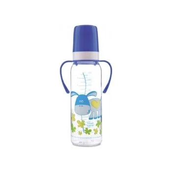 CANPOL BABY FLAŠICA ANIMALS SA DRŠKOM - PLAVA 250ML CANPOL BABY FLAŠICA ANIMALS SA DRŠKOM - PLAVA 250ML