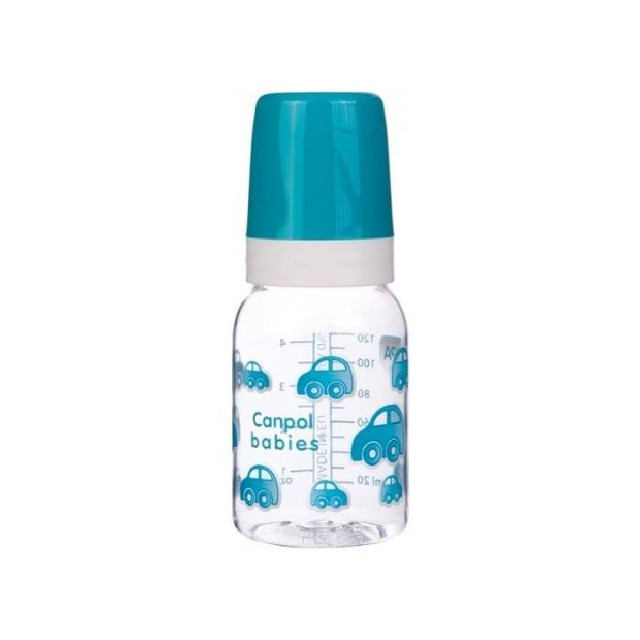 CANPOL BABY FLASICA PRINTED - PLAVA 120ML - Online Apoteka CANPOL BABY FLASICA PRINTED - PLAVA 120ML
