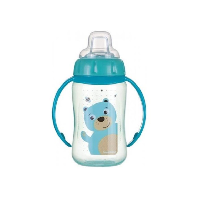 CANPOL BABY FLAŠICA/ŠOLJA SA KLJUNOM I RUČKAMA HAPPY ANIMALS TRAINING - BEAR - Online Apoteka CANPOL BABY FLAŠICA/ŠOLJA SA KLJUNOM I RUČKAMA HAPPY ANIMALS TRAINING - BEAR