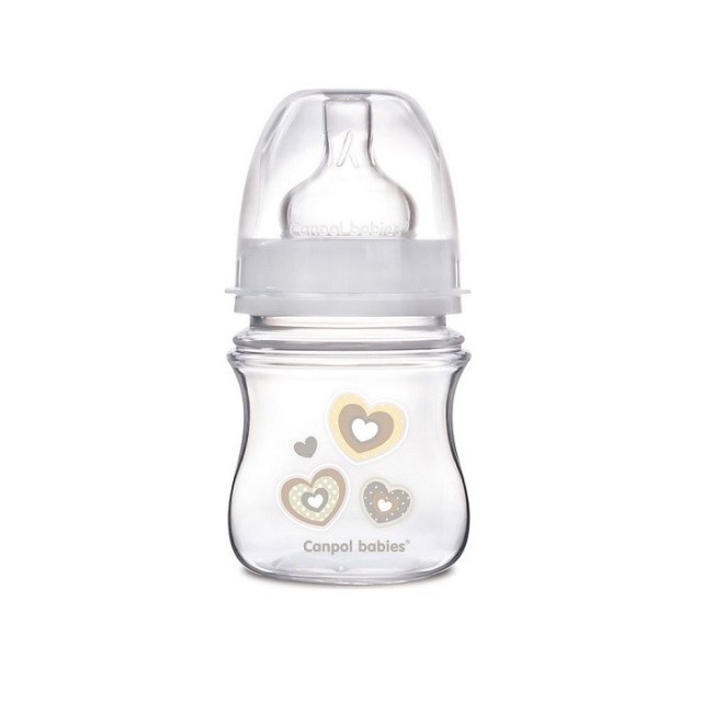 CANPOL BABY FLAŠICA ŠIROKI VRAT ANTIKOLIK EASY START - NEWBORN BABY BEIGE 120ML - Online Apoteka CANPOL BABY FLAŠICA ŠIROKI VRAT ANTIKOLIK EASY START - NEWBORN BABY BEIGE 120ML