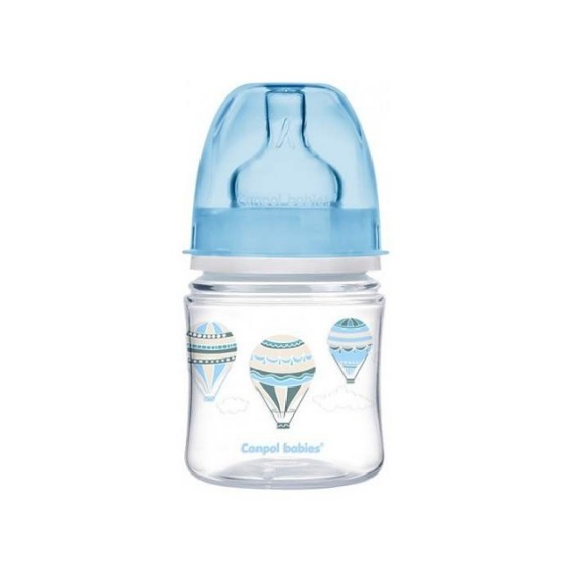 CANPOL BABY FLAŠICA ŠIROKI VRAT - EASY START CLOUDS BLUE 120ML - Online Apoteka CANPOL BABY FLAŠICA ŠIROKI VRAT - EASY START CLOUDS BLUE 120ML