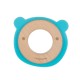 CANPOL BABY GLODALICA - WOOD SILICON BEAR