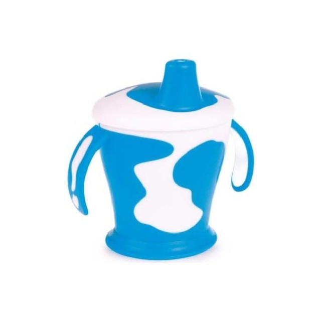 CANPOL BABY NON SPILL ŠOLJA SA RUČKAMA COW - BLUE - Online Apoteka CANPOL BABY NON SPILL ŠOLJA SA RUČKAMA COW - BLUE