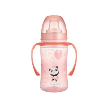 CANPOL BABY ŠOLJA EASY START - COLORFUL ANIMALS - ROZE 240ML