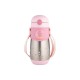 CANPOL BABY THERMAL ŠOLJA SA SLAMČICOM - ROZE 300ML