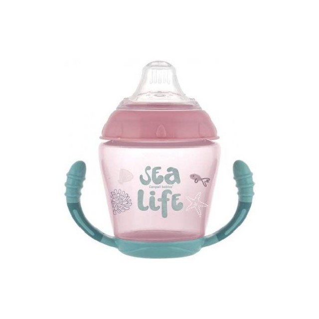 CANPOL ŠOLJA 230ML - SEA LIFE PINK - Online Apoteka CANPOL ŠOLJA 230ML - SEA LIFE PINK