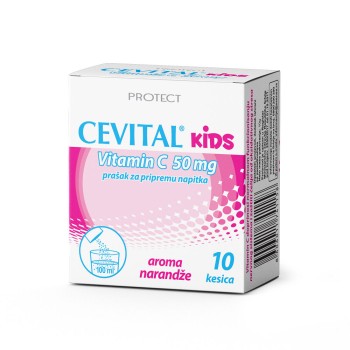 VITAMIN C ZA DECU PRAŠAK 50 MG CEVITAL
