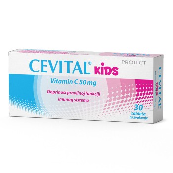 VITAMIN C ZA DECU TABLETE ZA ŽVAKANJE CEVITAL