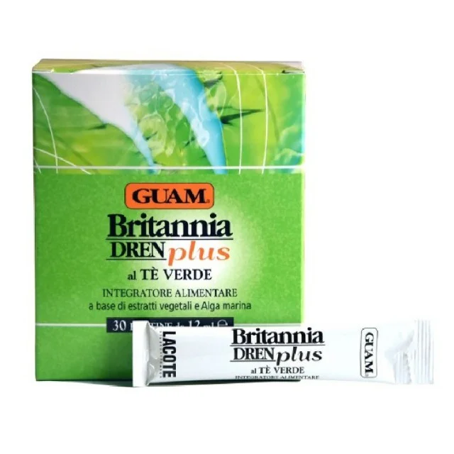 GUAM BRITANIA DREN TEVERDE 30X12ML - Online Apoteka GUAM BRITANIA DREN TEVERDE 30X12ML