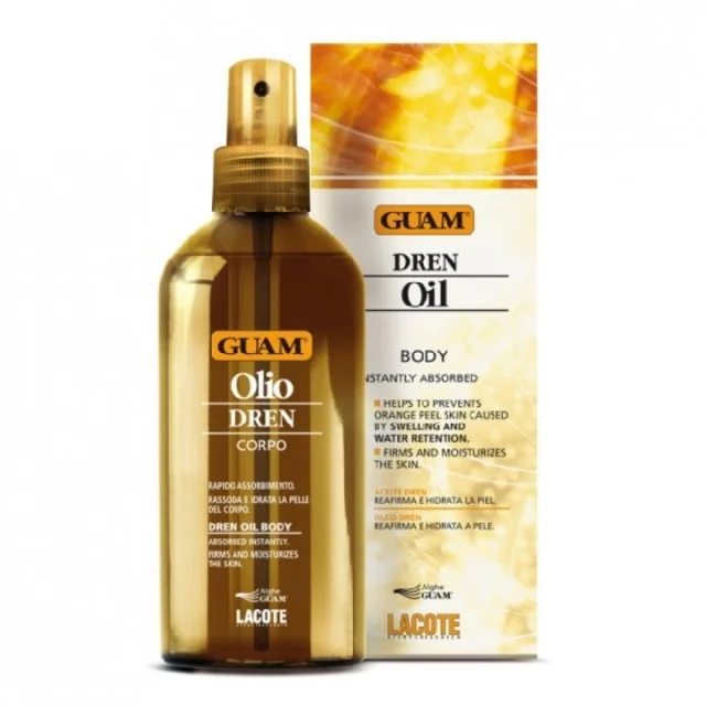 GUAM DREN - ULJE ZA DRENAŽU I PROTIV CELULITA 200ML - Online Apoteka GUAM DREN - ULJE ZA DRENAŽU I PROTIV CELULITA 200ML