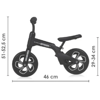 LORELLI BICIKL BEZ PEDALA SPIDER - CRNI LORELLI BICIKL BEZ PEDALA SPIDER - CRNI