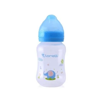 LORELLI FLAŠICA WIDE NECK ANIMALS 250ML (PLAVA) LORELLI FLAŠICA WIDE NECK ANIMALS 250ML (PLAVA)