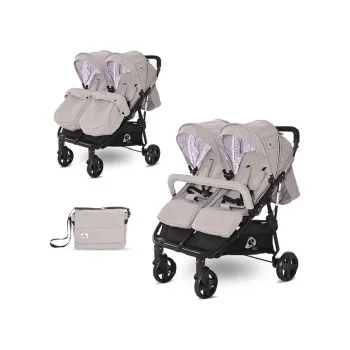 LORELLI KOLICA ZA BEBE DUO PLUS TORBA GREY DOTS