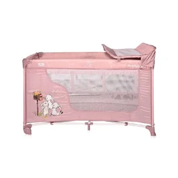 LORELLI PRENOSIVI KREVET MOONLIGHT 2 NIVOA - BEIGE ROSE RABBITS (2021)