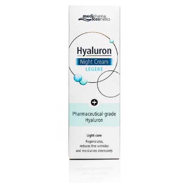MEDIPHARMA HYALURON LEGERE NOĆNA KREMA 50ml