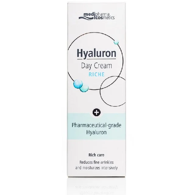 MEDIPHARMA HYALURON RICHE-OBOGAĆENA DNEVNA KREMA 50ml - Online Apoteka MEDIPHARMA HYALURON RICHE-OBOGAĆENA DNEVNA KREMA 50ml