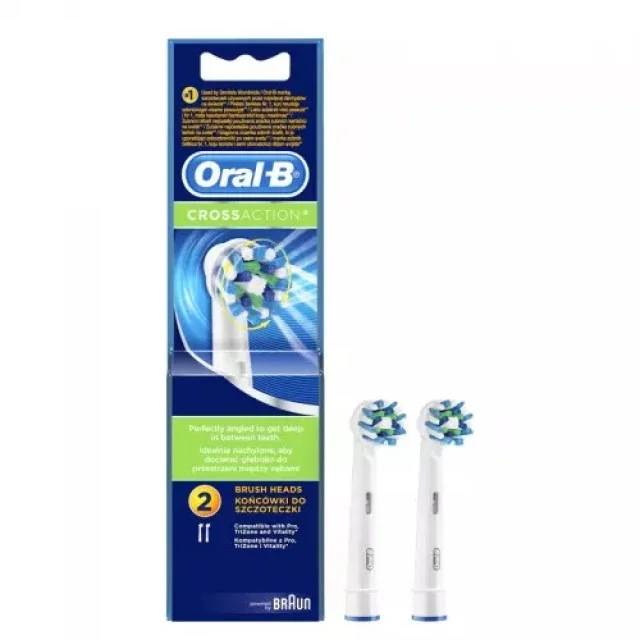 ORAL B CROSS ACTION ZAMENSKA GLAVA 2 KOM - Online Apoteka ORAL B CROSS ACTION ZAMENSKA GLAVA 2 KOM