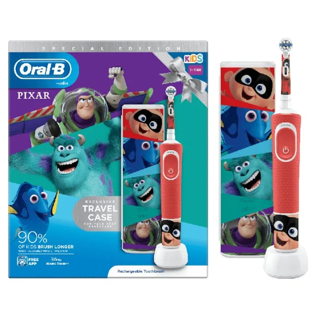 ORAL B ELEKTRIČNA ČETKICA VITALITY PIXAR PLUS PUTNA TORBA - Online Apoteka ORAL B ELEKTRIČNA ČETKICA VITALITY PIXAR PLUS PUTNA TORBA