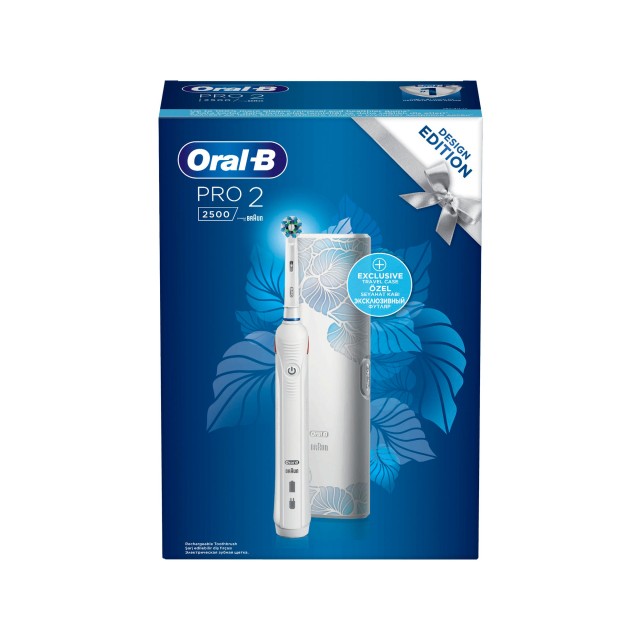 ORAL B PRO2 2500 ELEKTRIČNA ČETKICA ZA ZUBE PLUS PUTNA TORBICA - Online Apoteka ORAL B PRO2 2500 ELEKTRIČNA ČETKICA ZA ZUBE PLUS PUTNA TORBICA