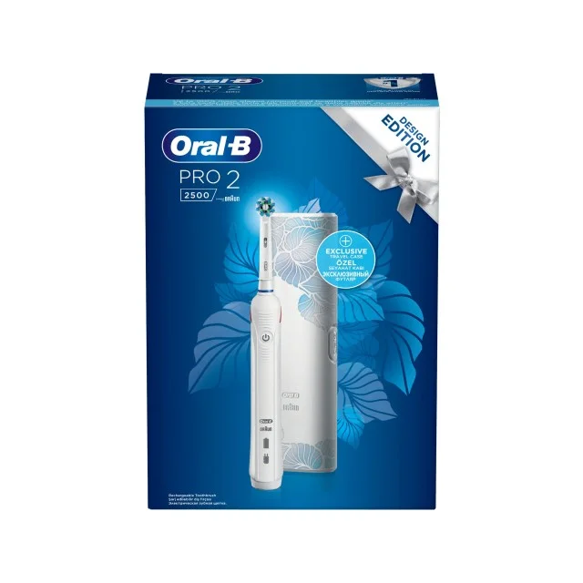 ORAL B PRO2 2500 ELEKTRIČNA ČETKICA ZA ZUBE PLUS PUTNA TORBICA - Online Apoteka ORAL B PRO2 2500 ELEKTRIČNA ČETKICA ZA ZUBE PLUS PUTNA TORBICA
