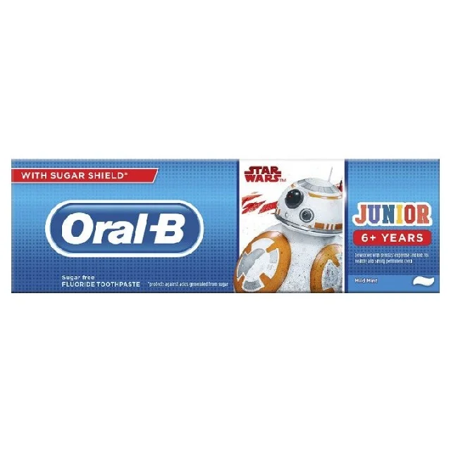 ORAL B STAGES STAR WARS PASTA ZA ZUBE 75ml - Online Apoteka ORAL B STAGES STAR WARS PASTA ZA ZUBE 75ml